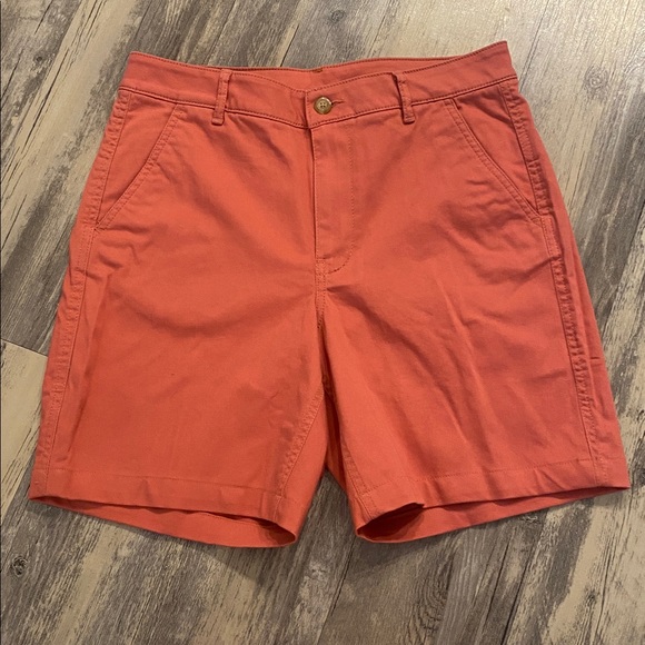 L.L. Bean Pants - LL Bean Comfort Stretch Chino Bermudas Shorts Sienna Brick Size 10 2025